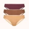 The Nude Mesh Back Bikini Bundle: Toasted Almond/Warm Oak/Umber