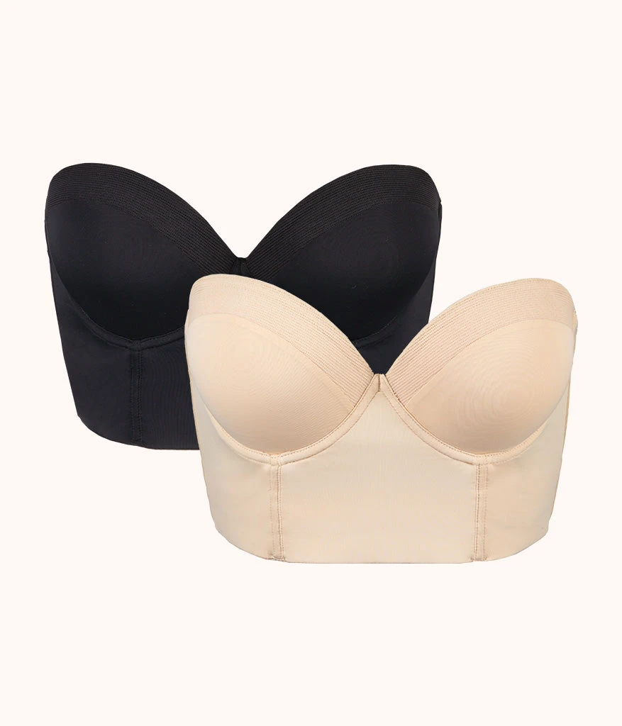 The Low Back Strapless Bundle: Toasted Almond/Jet Black 1 The Low Back Strapless Bundle: Toasted Almond/Jet Black
