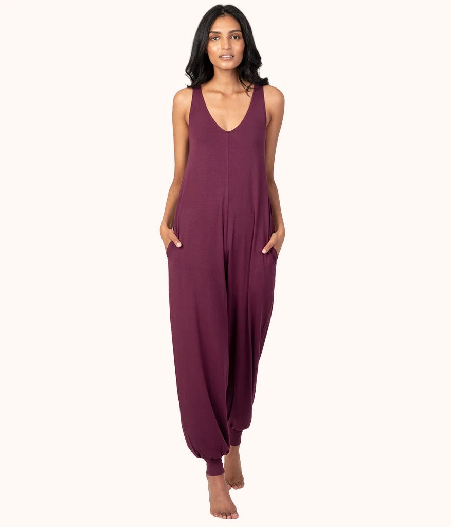 The All-Day Jumpsuit Bundle: Jet Black/Plum 2 The All-Day Jumpsuit Bundle: Jet Black/Plum - Image 2