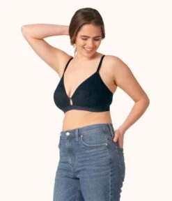 Cheap Lingerie Store -Cheap Lingerie Store 2 on model front1 floral lace busty bralette night sky 44444c17 8988 4900 b152 141af21de4c3