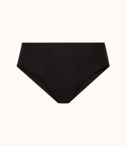 The Cotton Brief 5-Pack: Jet Black/Heather Gray -Cheap Lingerie Store 2 product flat front1 cotton brief 5 pack jet black