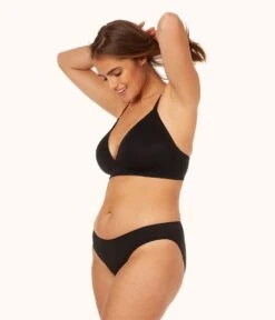 The All-Day Bikini 5-Pack: Jet Black -Cheap Lingerie Store 3 on model front1 all day bikini 5 pack jet black 4dffc8c7 a057 4616 b715 1332ba62372b