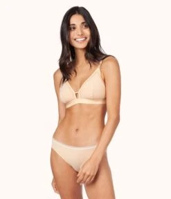 The Nursing Bralette Trio: Terracotta/Jet Black/Toasted Almond 6 The Nursing Bralette Trio: Terracotta/Jet Black/Toasted Almond -Cheap Lingerie Store 3 on model front2 maternity bralette trio multi 00013ed4 a1df 47b0 a14f 84185729ea37