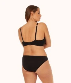 The All-Day Bikini 5-Pack: Jet Black -Cheap Lingerie Store 4 on model front2 all day bikini 5 pack jet black 3b76a310 6129 48c5 8cd0 8dabdd64640b