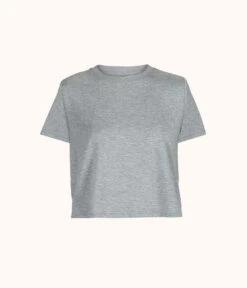 The All-Day Classic Tee: Heather Grey -Cheap Lingerie Store 4 product flat front all day classic tee heather gray