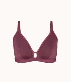 The Busty Bralette: Plum -Cheap Lingerie Store 4 product flat front busty bralette plum fc63627e bc36 42b3 b930 75bd9b9a6575