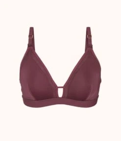 The Busty Nursing Bralette: Plum -Cheap Lingerie Store 4 product flat front busty maternity bralette plum 77ee6104 7b2d 4a2b af95 3845147a3330