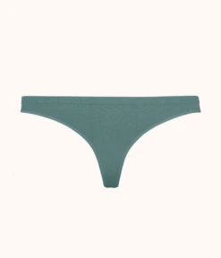 The Seamless Thong: Harbor Green -Cheap Lingerie Store 4 product flat front seamless thong harbor green 7471e8e6 8737 4e0e a983 1507087c9929