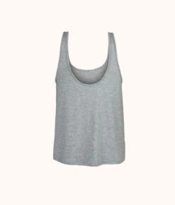The All-Day Scoop Tank: Heather Grey -Cheap Lingerie Store 5 product flat back all day scoop tank heather gray