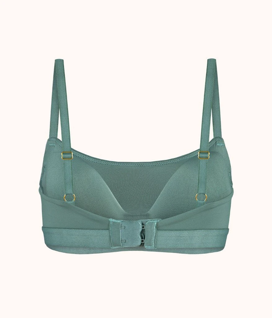 The Eco Straight Up Bralette: Harbor Green - Image 5