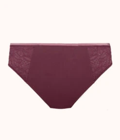 The Lace High Waist Bikini: Plum -Cheap Lingerie Store 5 product flat back lace high waist bikini plum f8fcc906 37a6 400d 94e0 a942643ed7be
