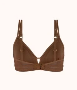 The Mesh Trim Bralette: Rich Clay -Cheap Lingerie Store 5 product flat back mesh trim bralette rich clay 5f050b39 47e8 4156 8719 98fc5cf5b67e