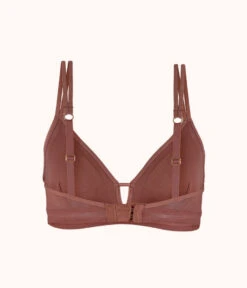 The Mesh Trim Bralette: Umber -Cheap Lingerie Store 5 product flat back mesh trim bralette umber 62349ecc 5197 41f2 a3f9 721e62f48377
