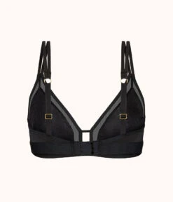 The Smooth Lace Bralette: Jet Black -Cheap Lingerie Store 5 product flat back smooth lace bralette jet black 74c147ff fae0 42d3 bdc7 4c12b39d46ad