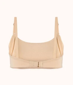 The All-Day Nursing Bralette: Toasted Almond -Cheap Lingerie Store 6 product flat back all day maternity bralette toasted almond