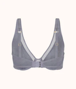 The Smooth Lace Plunge Bra: Smoke -Cheap Lingerie Store 7 product flat back smooth lace plunge bra smoke 436d7b12 a8a0 4197 a6aa 7d4dd580f0a1