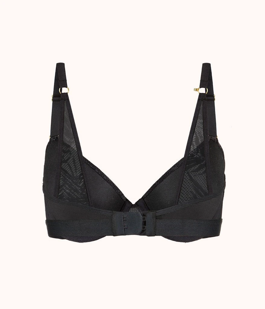 The Smooth Lace T-Shirt Bra: Jet Black 7 The Smooth Lace T-Shirt Bra: Jet Black - Image 7