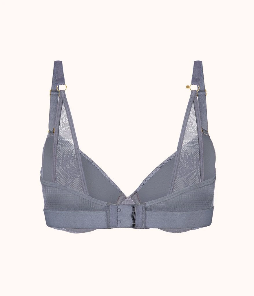 The Smooth Lace T-Shirt Bra: Smoke - Image 7