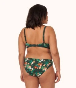 The Busty Bralette - Print: Garden Print -Cheap Lingerie Store on model back busty swim bralette garden print 82662b85 2475 4dda b992 7e1134d1a2cd