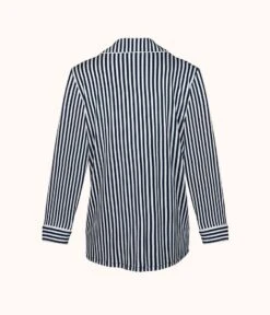 The All-Day Lounge Shirt - Print: Mini Stripe Print -Cheap Lingerie Store product flat back sleep shirt stripe d9b569bc 0a85 458b 9137 5cb8674dcc72