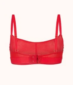 The Straight Up Bralette: Tomato Red -Cheap Lingerie Store product flat back straight up bralette tomato red 3e4e2028 af89 4244 8d77 1e54b1d0cd8d