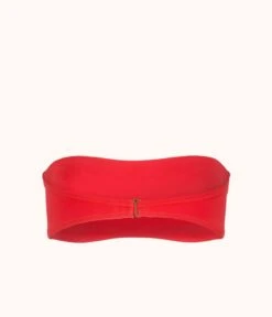 The Bandeau: Tomato Red -Cheap Lingerie Store product flat back the bandeau top red 1b18826e 1f7c 431f b902 f06dddfe53bf