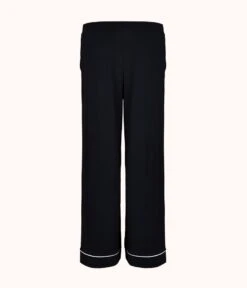 The All-Day Lounge Pant: Jet Black -Cheap Lingerie Store product flat back wide leg pant jet black 31976e54 2383 4413 8493 f6567a20a336