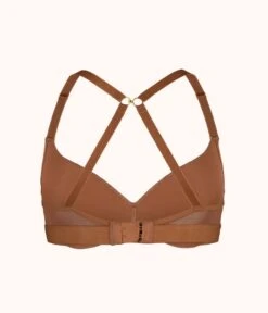 The No-Wire Push-Up: Rich Clay -Cheap Lingerie Store product flat back1 no wire push up rich clay 73d9c34e f78e 4849 a0ff 3f57350c520e