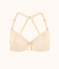 The Unlined Lace Bra: Toasted Almond -Cheap Lingerie Store product flat back1 palm lace unlined bra toasted almond e38aaab9 4e6f 43e7 ac20 e3446a7fbdd7