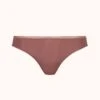 The No Show Thong: Umber